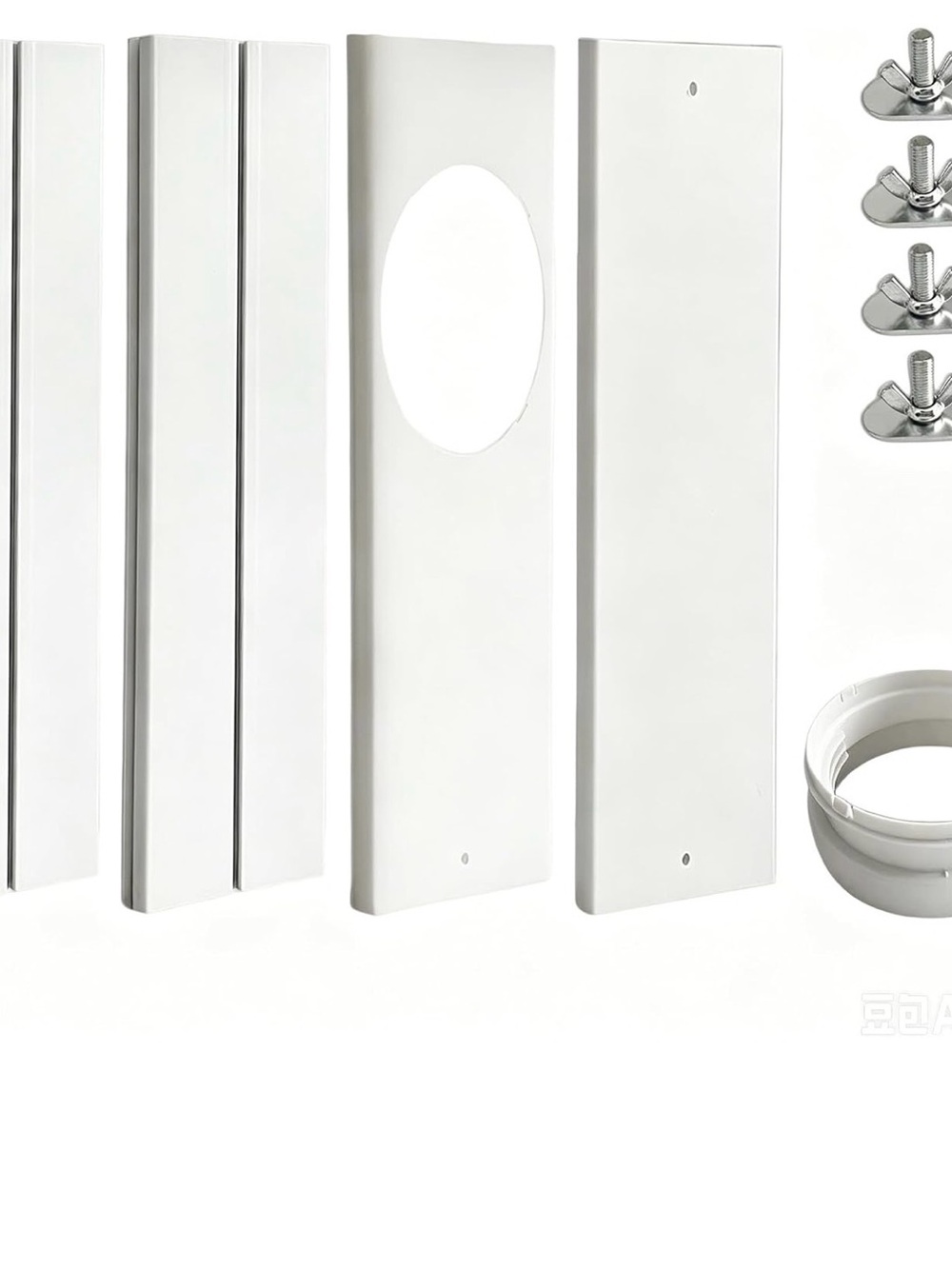 Portable AC Window Vent Kit - Complete Air Conditioner Window Kit, Adjustable PV
